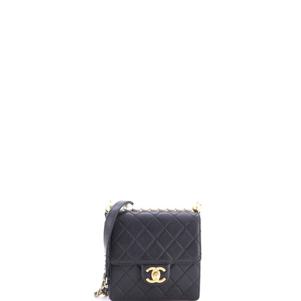 Chanel Chic Pearls Flap Bag Quilted #266290C30B